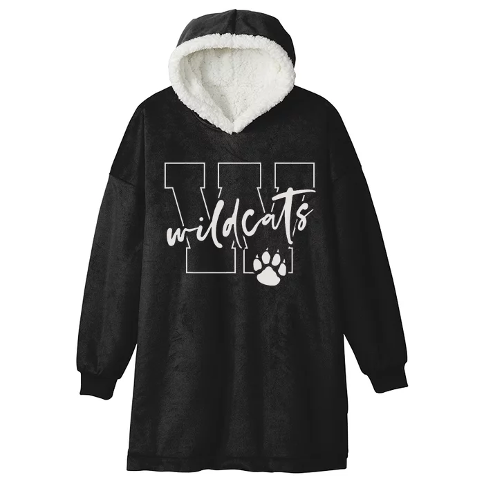 Wildcats Hooded Wearable Blanket