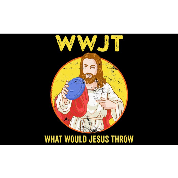 What Would Jesus Throw Frisbee Golf Bumper Sticker