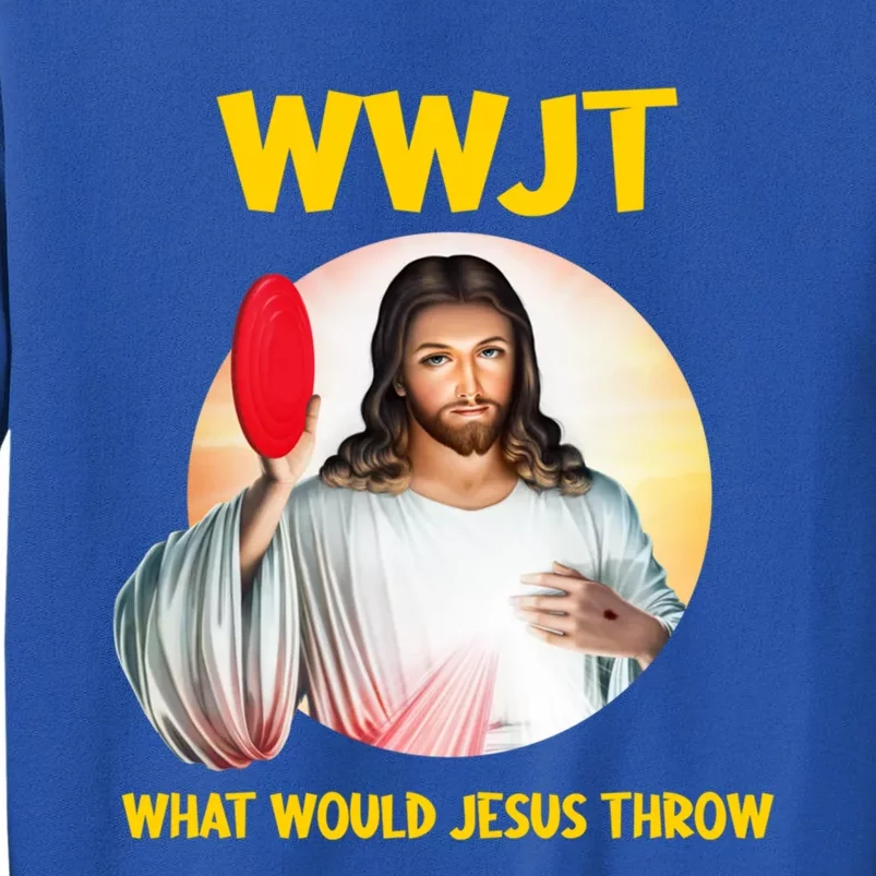 What Would Jesus Throw Disc Golf Golfer Frisbee Cute Gift Sweatshirt