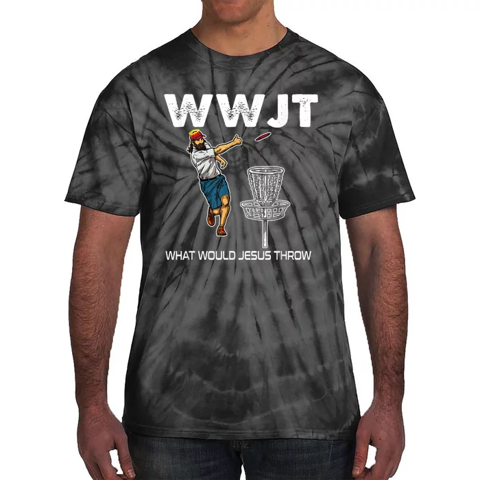 What Would Jesus Throw Golf Disc Tie-Dye T-Shirt