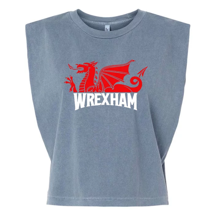 Wrexham Wales Jersey Soccer Garment-Dyed Women's Muscle Tee