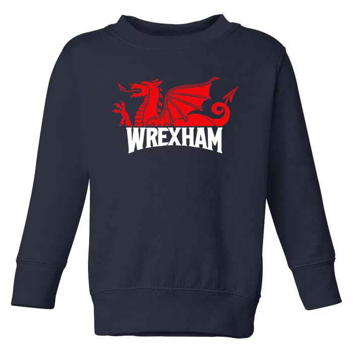 Wrexham Wales Jersey Soccer Toddler Sweatshirt