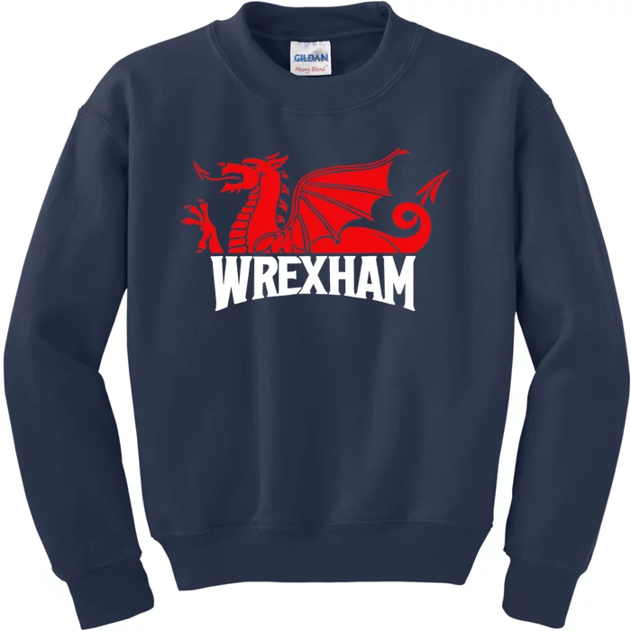 Wrexham Wales Jersey Soccer Kids Sweatshirt