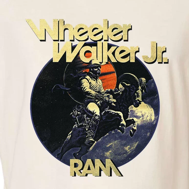 Wheeler Walker Jr. Ram Album Cover Garment-Dyed Women's Muscle Tee