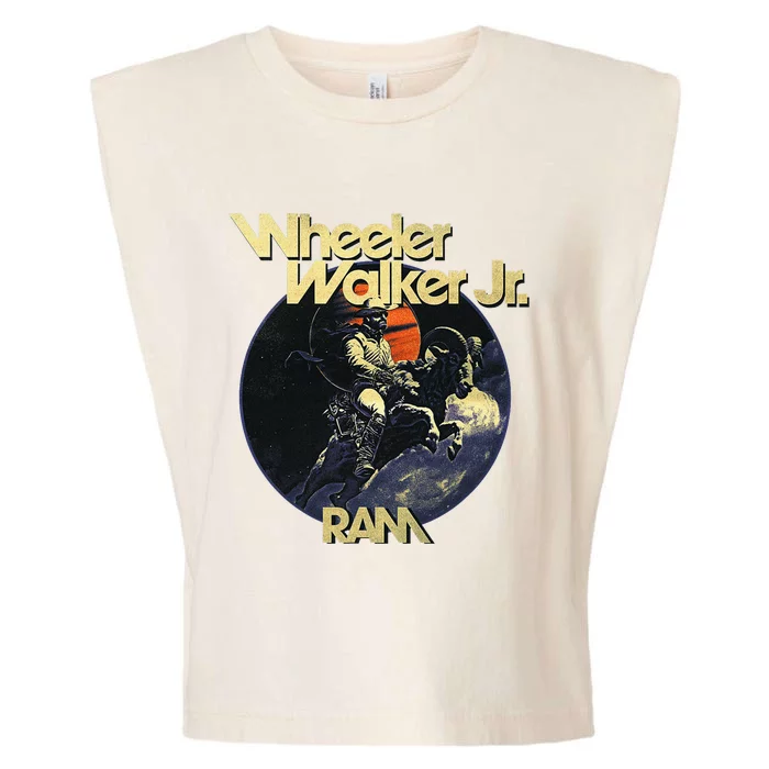 Wheeler Walker Jr. Ram Album Cover Garment-Dyed Women's Muscle Tee