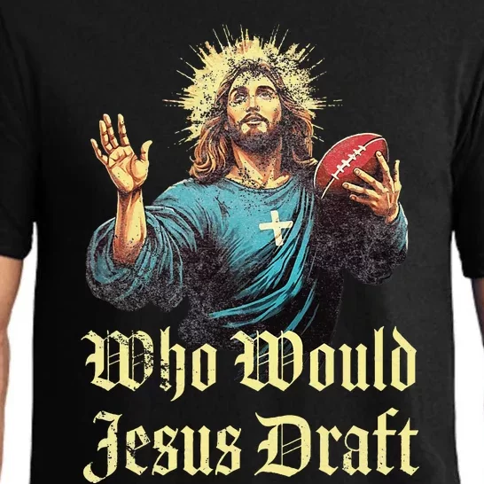 Who Would Jesus Draft Fantasy Football Christian Draft Party Pajama Set