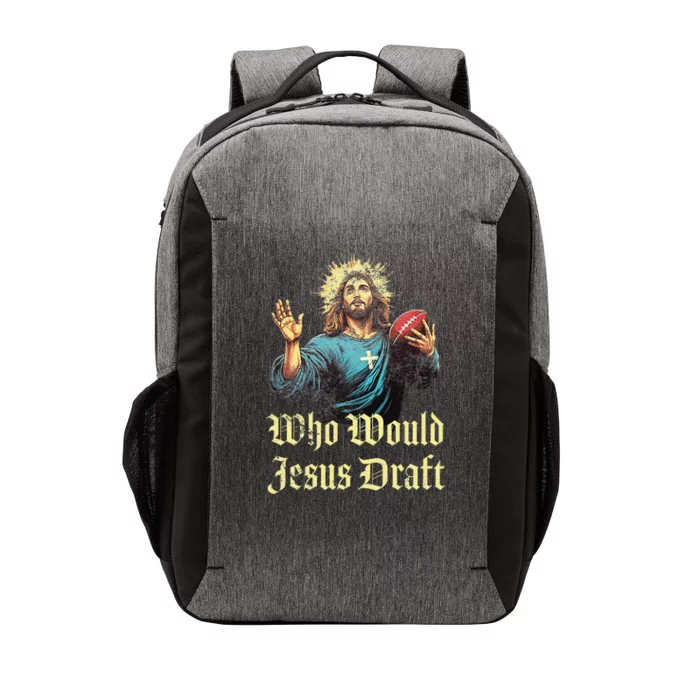 Who Would Jesus Draft Fantasy Football Christian Draft Party Vector Backpack