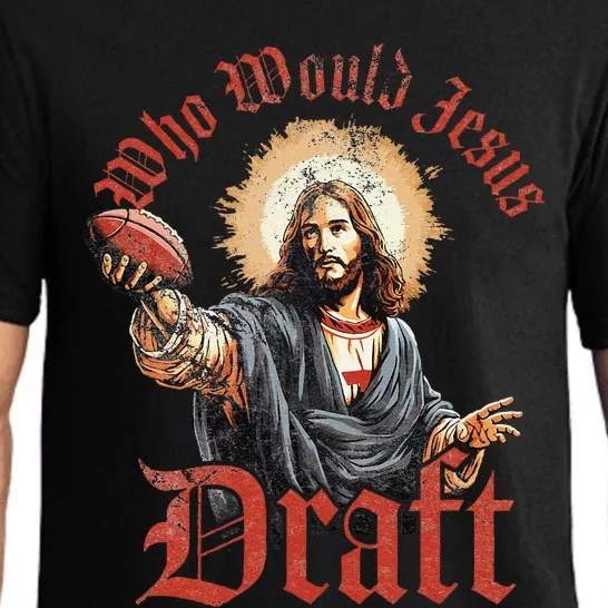 Who Would Jesus Draft Fantasy Football Christian Draft Party Pajama Set