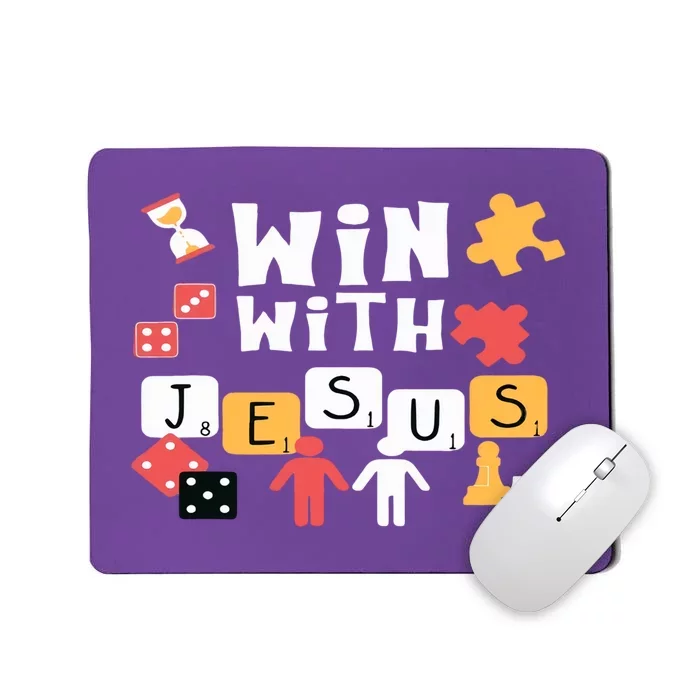 Win With Jesus Vacation Bible School Following Jesus Changes The Game Vbs Squad Mousepad