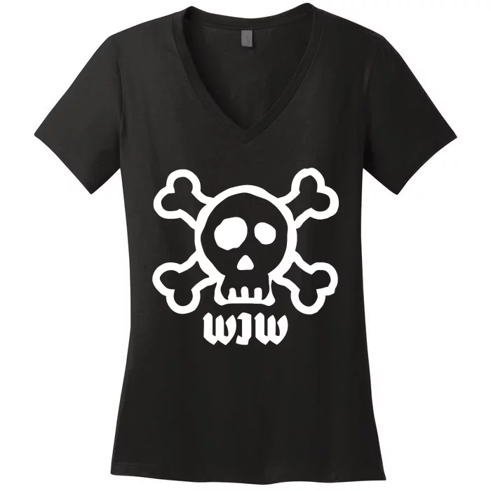 Wjw Wee John Wednesday Women's V-Neck T-Shirt