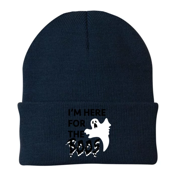 Well Worn Just Here For The Boos Gift Knit Cap Winter Beanie