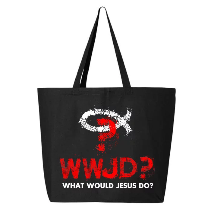 WWJD? What Would Jesus Do 25L Jumbo Tote