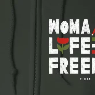 Womens Woman Life Freedom Full Zip Hoodie