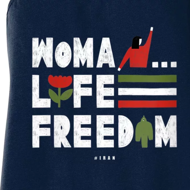 Womens Woman Life Freedom Women's Racerback Tank