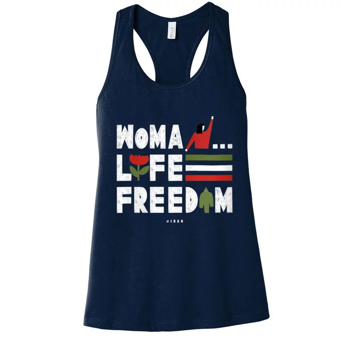 Womens Woman Life Freedom Women's Racerback Tank