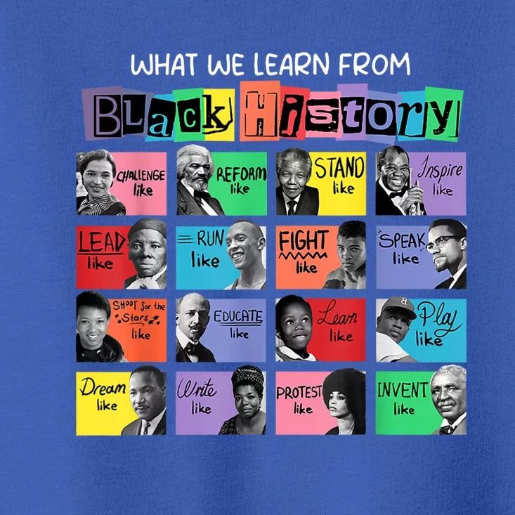 What We Learn From Black History Toddler T-Shirt