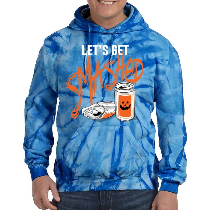 Well Worn LetS Get Smashed Pumpkin Gift Tie Dye Hoodie