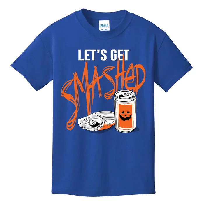 Well Worn LetS Get Smashed Pumpkin Gift Kids T-Shirt