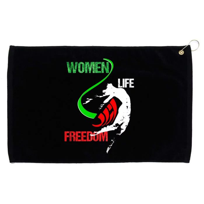 Wo Woman Life Freedom Zan Zendegi Azadi Iran Freedom Grommeted Golf Towel