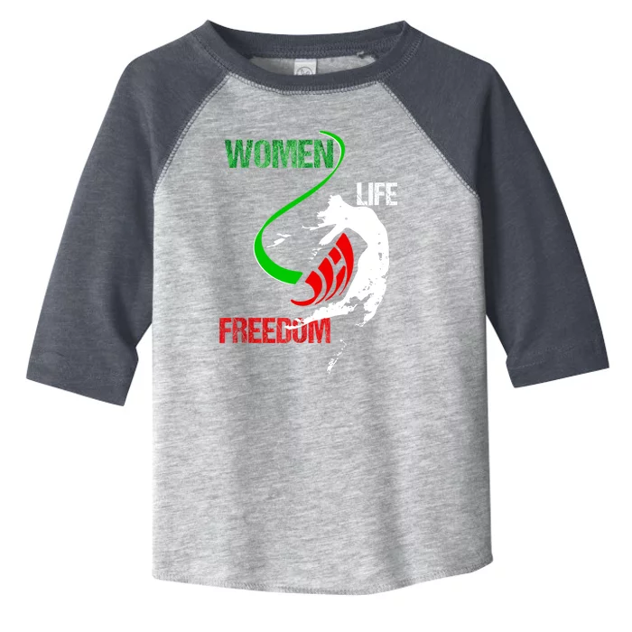 Womens Woman Life Freedom Zan Zendegi Azadi Iran Freedom Toddler Fine Jersey T-Shirt