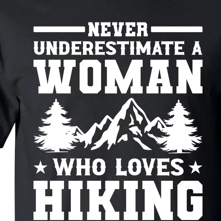 Women Who Love Hiking Graphic Tall T-Shirt