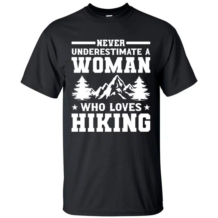 Women Who Love Hiking Graphic Tall T-Shirt