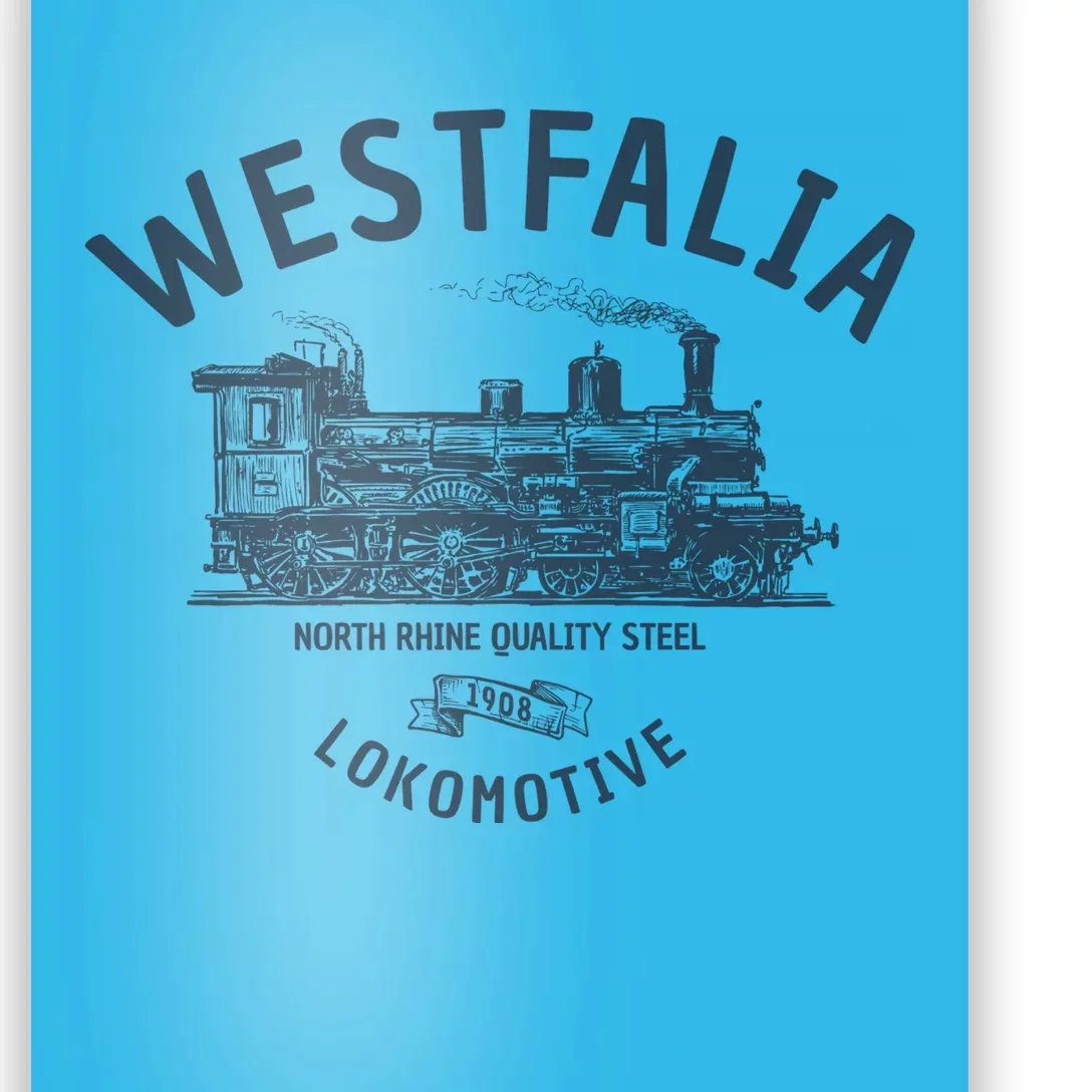 Westfalia Westfalen Lokomotive Train Poster