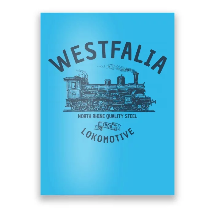 Westfalia Westfalen Lokomotive Train Poster