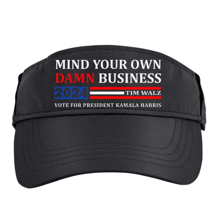 Walz Waltz Mind Your Own Damn Business Harris Waltz Adult Drive Performance Visor