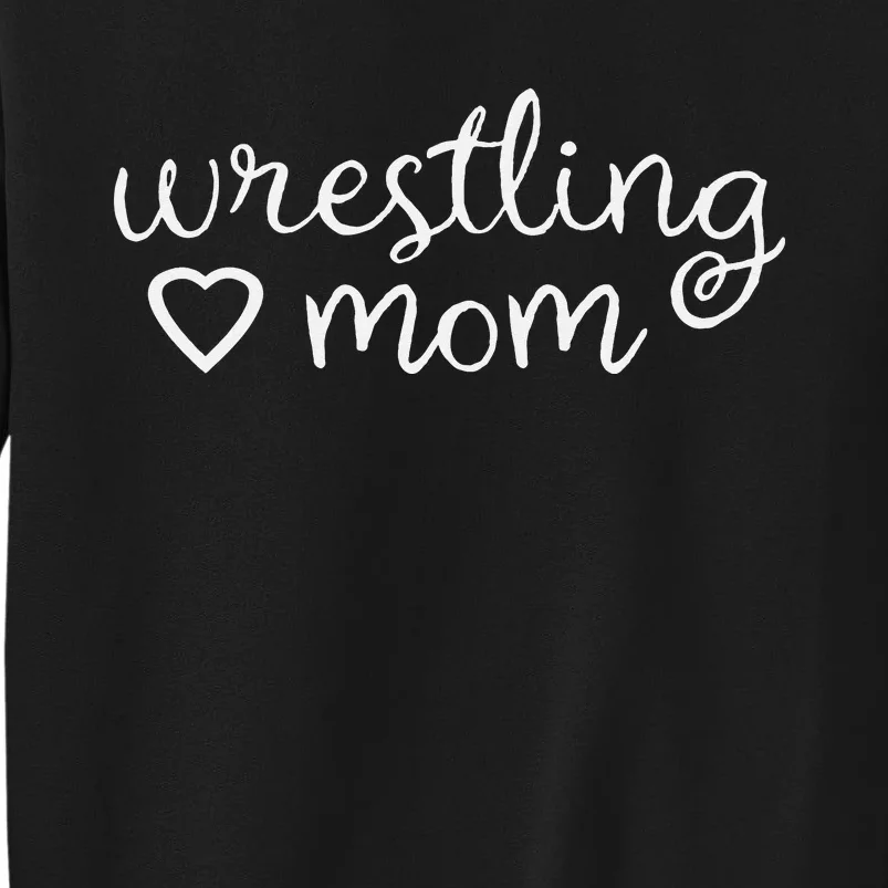 Winter Wrestling Mom Mama Momma Mommy Mother Autumn Tall Sweatshirt