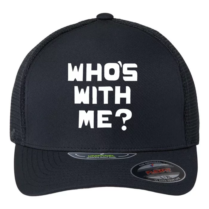 WhoS With Me W. Kamau Bell Flexfit Unipanel Trucker Cap