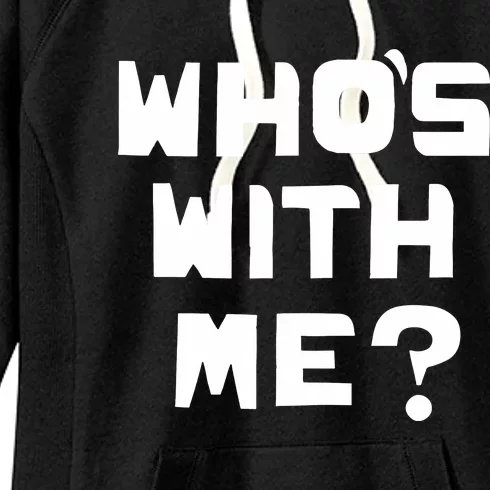 WhoS With Me W. Kamau Bell Women's Fleece Hoodie