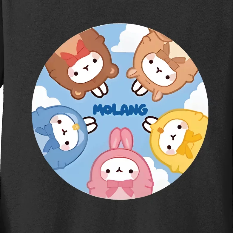 Wari Wari Molang Kids Long Sleeve Shirt