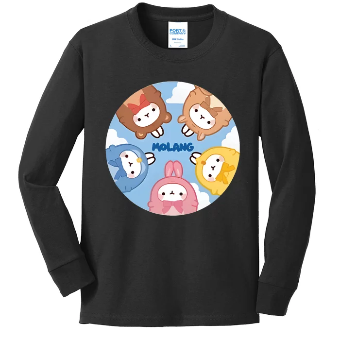 Wari Wari Molang Kids Long Sleeve Shirt