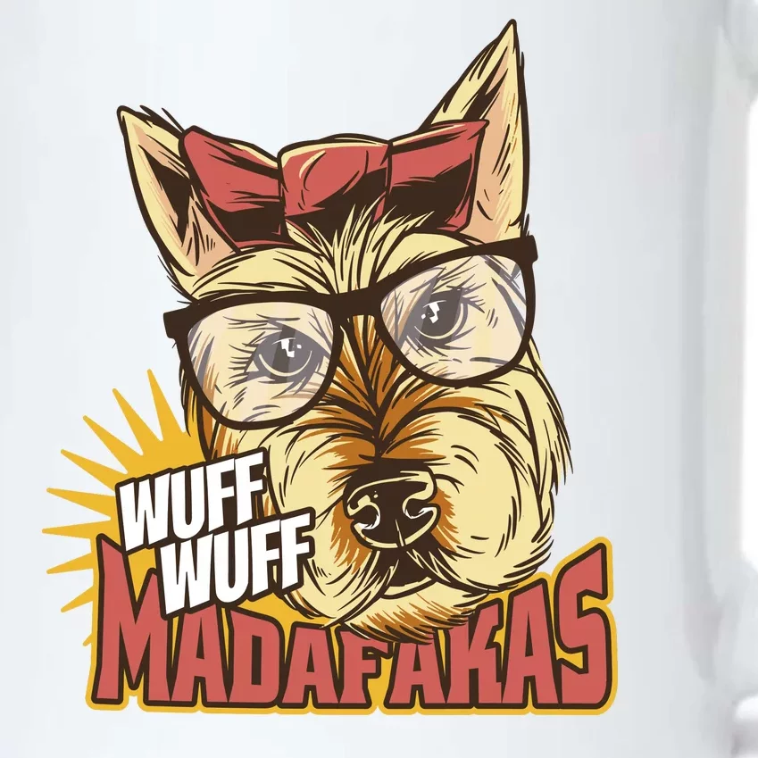 Wuff Wuff Madafakas Funny Dog Black Color Changing Mug