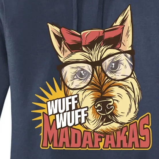 Wuff Wuff Madafakas Funny Dog Women's Pullover Hoodie