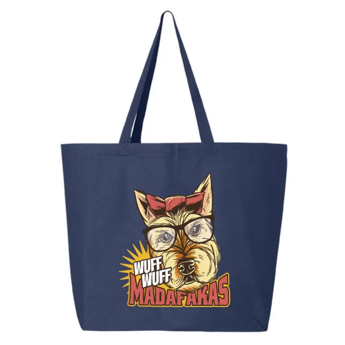 Wuff Wuff Madafakas Funny Dog 25L Jumbo Tote