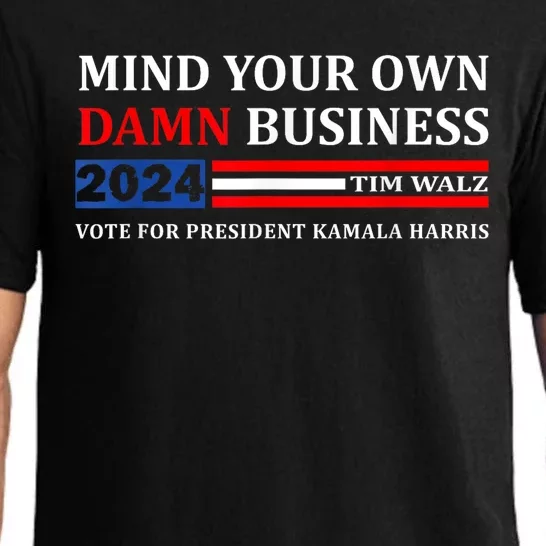 Walz Waltz Mind Your Own Damn Business Harris Waltz Pajama Set