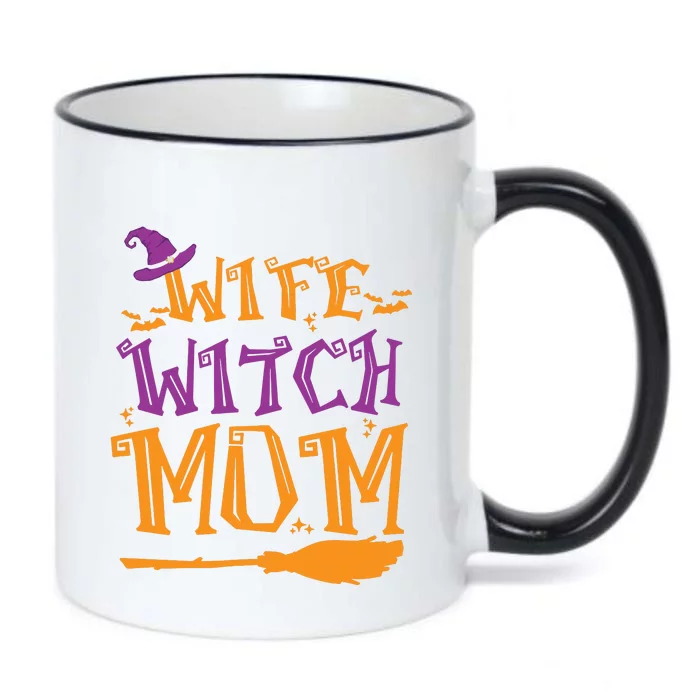 Wife Witch Mom Gifts Funny Halloween Black Color Changing Mug