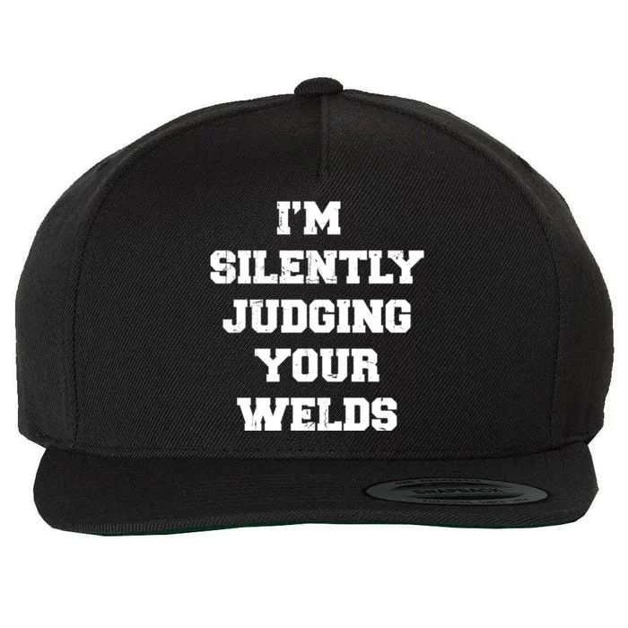 Welder Welding Metal Worker Blacksmith Fabricator Gift Wool Snapback Cap