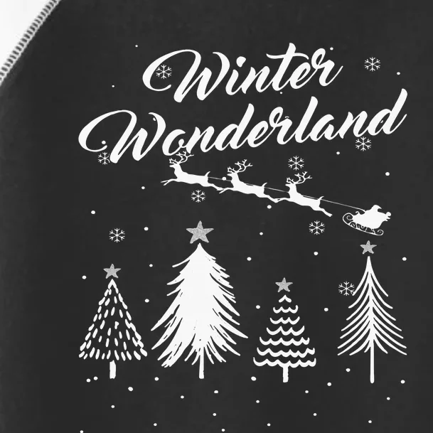 Winter Wonderland My Christmas Pajama Family Xmas Toddler Fine Jersey T-Shirt