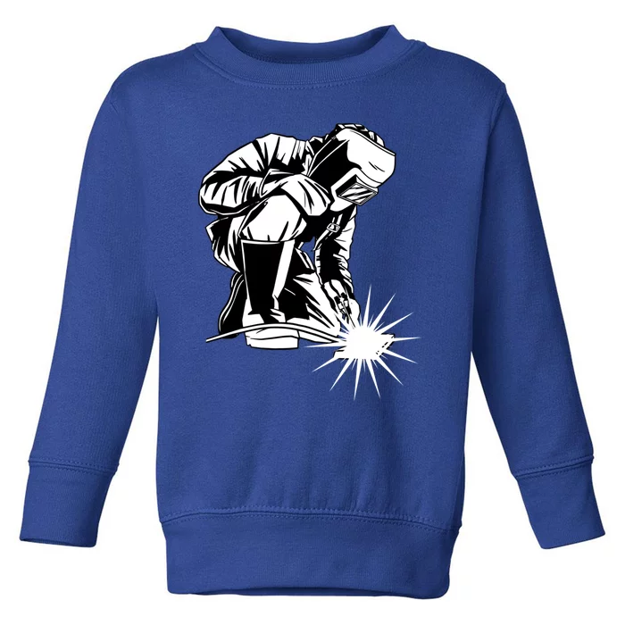 Welder Welding Metal Worker Fabricator Blacksmith Cool Gift Toddler Sweatshirt