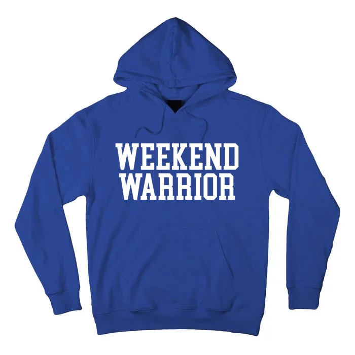 Weekend Warrior Meaningful Gift Party Ing Bar Keg Pong Team Varsity Gift Tall Hoodie