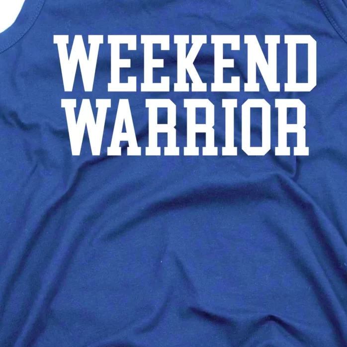 Weekend Warrior Meaningful Gift Party Ing Bar Keg Pong Team Varsity Gift Tank Top