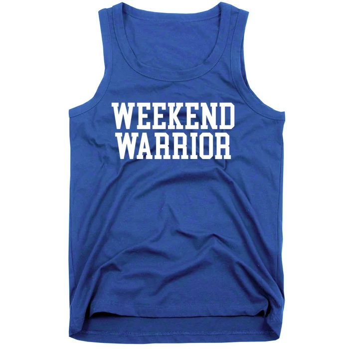 Weekend Warrior Meaningful Gift Party Ing Bar Keg Pong Team Varsity Gift Tank Top