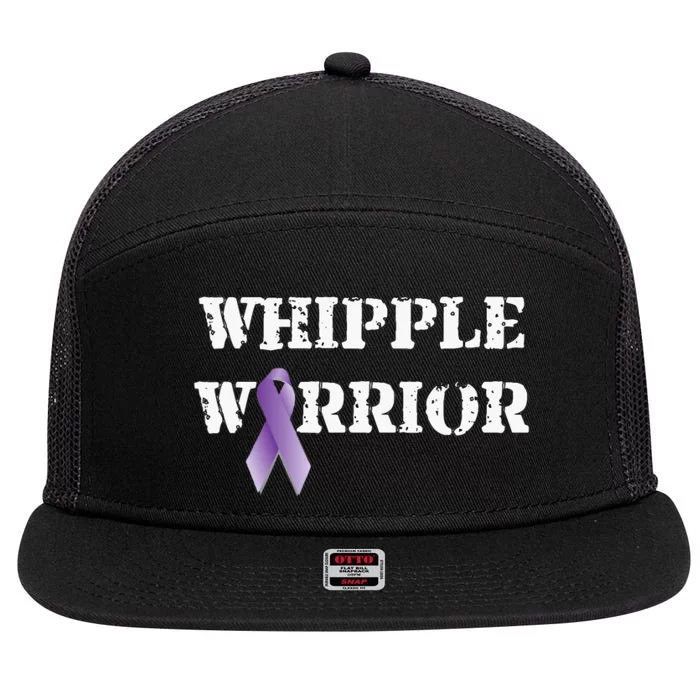 Whipple Warrior  My Battle Scars Tell A Story 7 Panel Mesh Trucker Snapback Hat