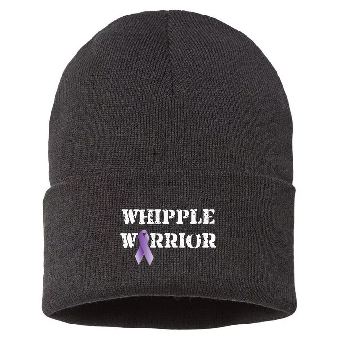 Whipple Warrior  My Battle Scars Tell A Story Sustainable Knit Beanie