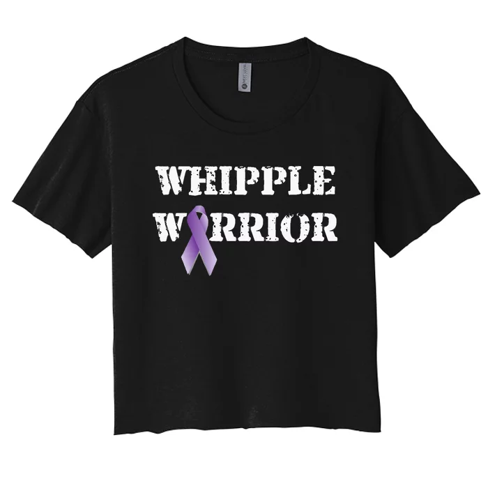 Whipple Warrior  My Battle Scars Tell A Story Women's Crop Top Tee