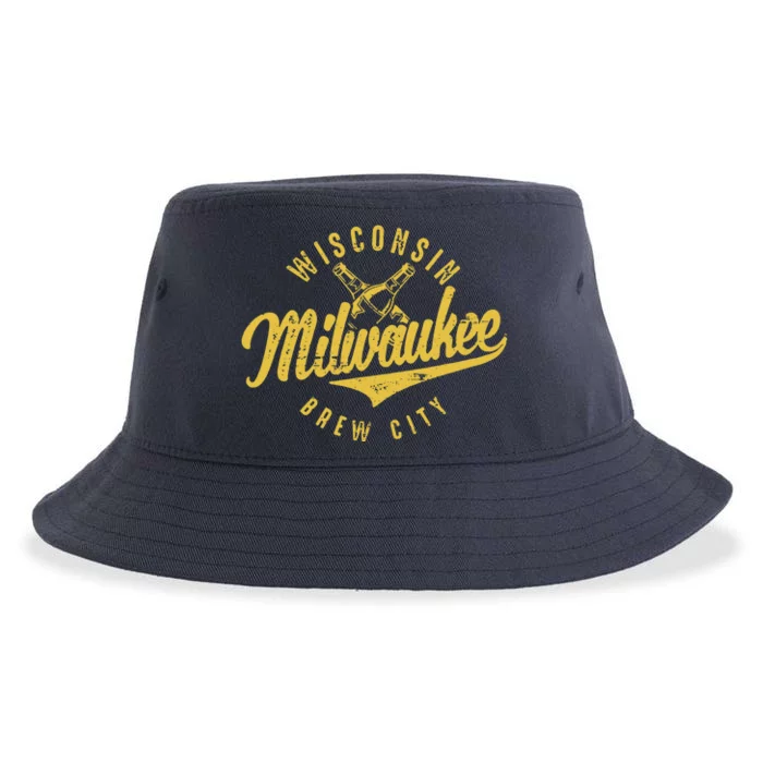 Wo Wisconsin Milwaukee Brew City Sustainable Bucket Hat