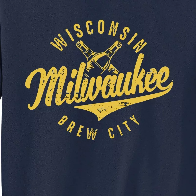 Wo Wisconsin Milwaukee Brew City Tall Sweatshirt